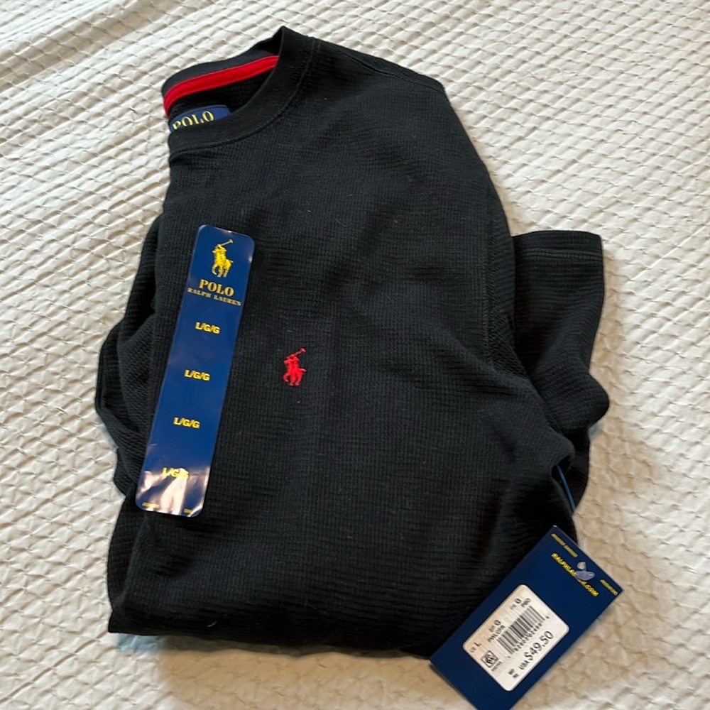 Men’s Polo Thermal tee/sweatshirt